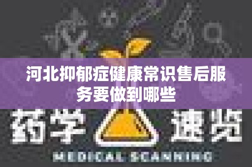 河北抑郁症健康常识售后服务要做到哪些