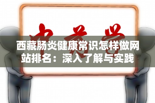 西藏肠炎健康常识怎样做网站排名：深入了解与实践