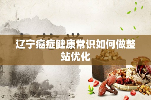 辽宁癌症健康常识如何做整站优化