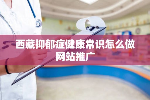 西藏抑郁症健康常识怎么做网站推广