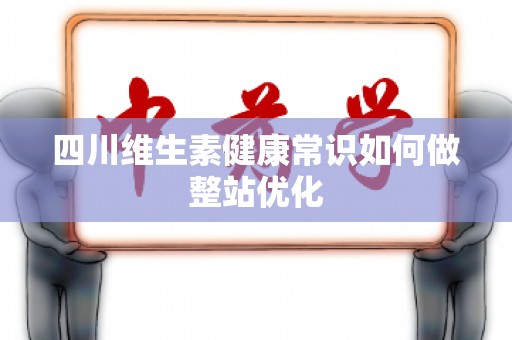 四川维生素健康常识如何做整站优化